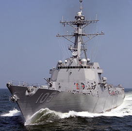 Navy Installs Counter-UAS Tech on Guided Missile Destroyer Ship