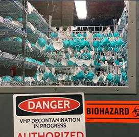 NIST Develops Tool to Determine Best Rooms for N95 Mask Disinfecting