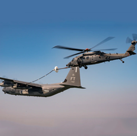 Air Force Begins Aerial Refueling Tests for Jolly Green II Helicopter