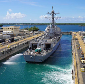 Navy Conducts Undocking Activity for USS Wayne E. Meyer; Capt. Greg Burton Quoted