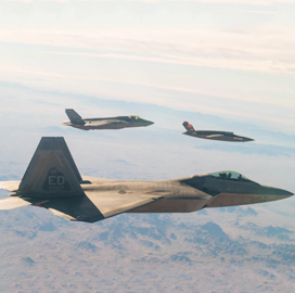 Air Force’s Fifth-Gen Fighter Jets Share Data During gatewayONE Flight Test; Lt. Col. Eric Wright Quoted