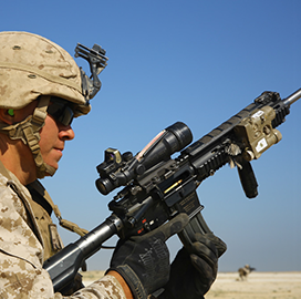Marine Corps Fields Rifle Suppressors Under Large-Scale Defense Logistics Program; Maj. Mike Brisker Quoted