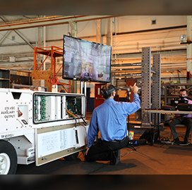 NAWCAD Introduces Augmented Reality Tech for Engineers, Maintainers; Aristides Staikos Quoted