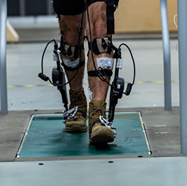 Army Experiments With Adaptive Exoskeleton Tech; Cortney Bradford Quoted