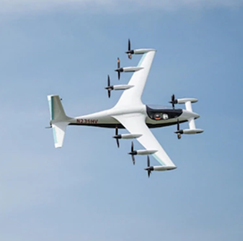 AFWERX Demos Kitty Hawk’s Electric Transportation Aircraft; Lt. Col. Martin Salinas Quoted