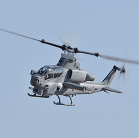 Navy Department Receives 100th Viper Helicopter Delivery; Col. Vasilios Pappas Quoted