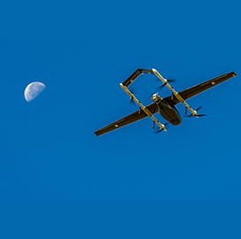Navy Department Tests UAS for Resupply Applications; Cmdr. Seth Ervin Quoted