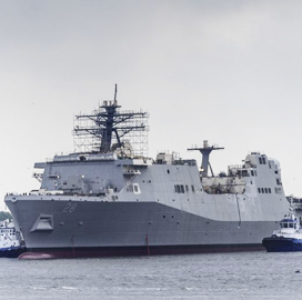 HII Sends Future USS Fort Lauderdale Transport Dock to US Navy
