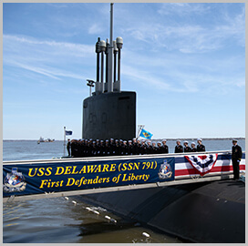President Biden, First Lady Jill Biden Attend USS Delaware Commissioning