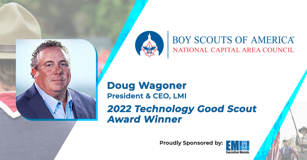 LMI CEO Doug Wagoner to Receive 2022 Good Scout Technology Award From Boy Scouts of America on Nov. 2nd