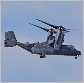 DOD Grounds Subset of V-22 Ospreys Over Hard Clutch Issue
