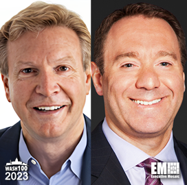 Private Sector Leaders Bill Monet & Bob Genter Held Up in Recognition of 2023 Wash100 Award Wins