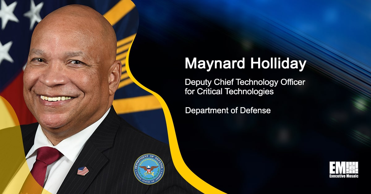 Maynard Holliday: DOD Should Take Ownership of AI Technical Baseline