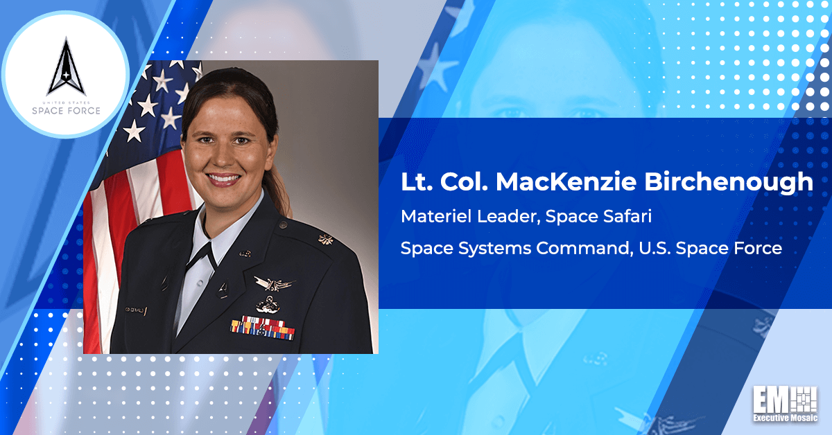 Lt. Col. MacKenzie Birchenough on Tactically Responsive Space Capabilities