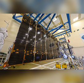 Lockheed-built Solar Array for GOES-U Satellite Passes NOAA Deployment Test