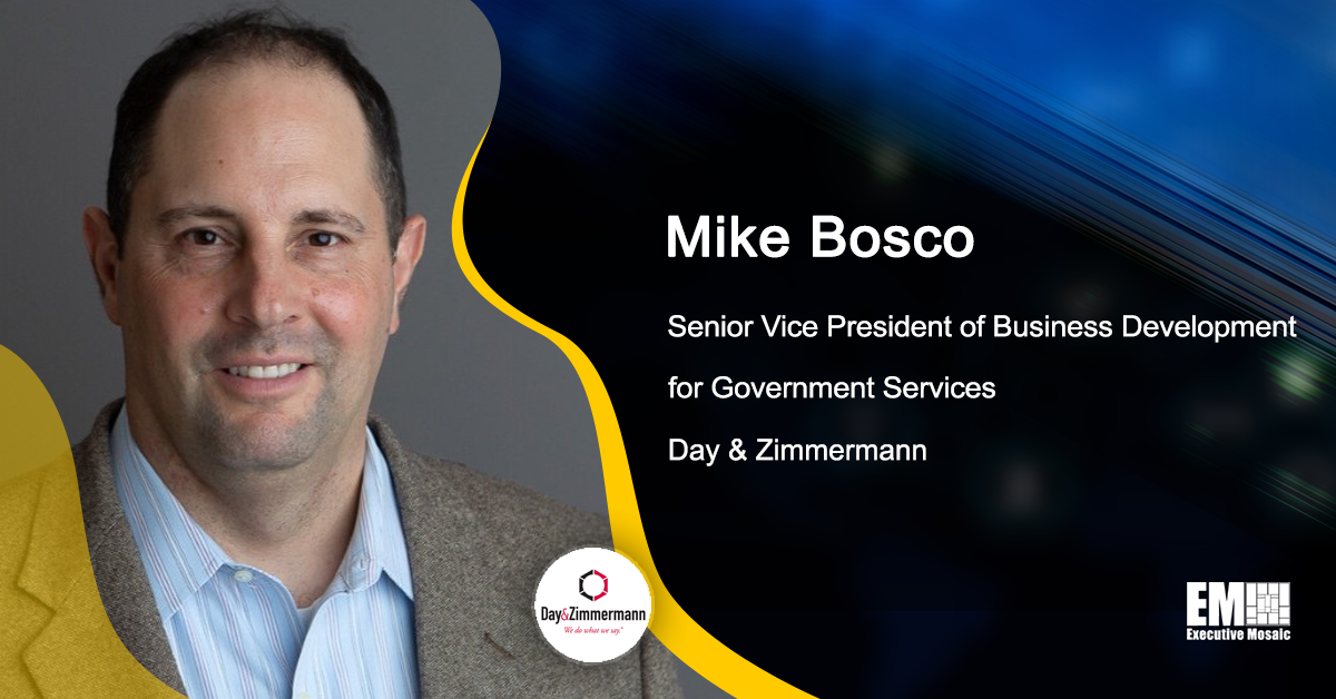 Day & Zimmermann Selects Mike Bosco as SVP of Business Development for Government Services