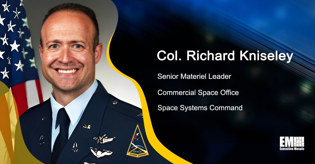 Expanded Commercial Service USSF Office Aims to Synchronize Government-Industry Innovation; Col. Richard Kniseley Quoted