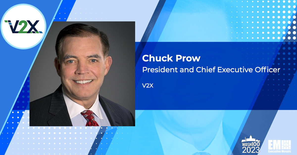 V2X Holds Spot on $32B USAF Training System Support Contract; Chuck Prow Quoted