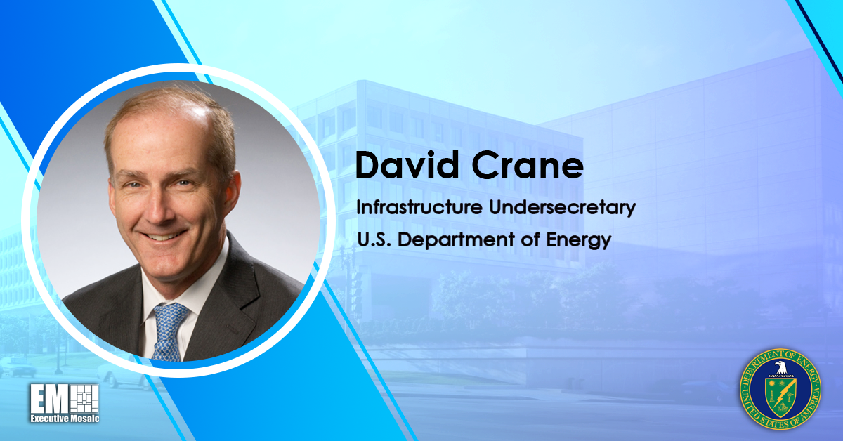 Senate Confirms David Crane as DOE Infrastructure Undersecretary; Jennifer Granholm Quoted