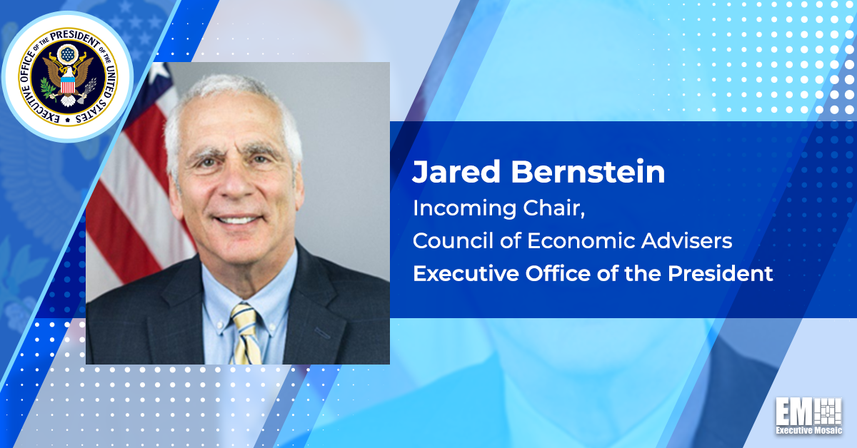 Senate Approves Jared Bernstein as White House’s Chief Economist