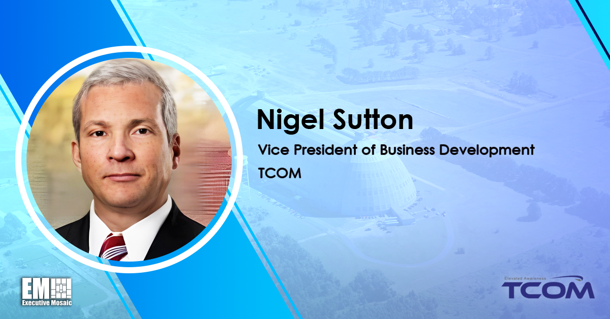Nigel Sutton Joins TCOM as VP of Business Development