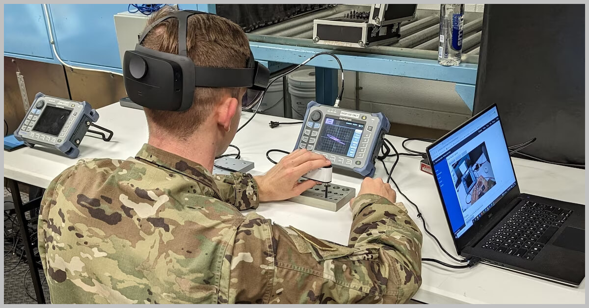 AFRL Research Engineers Develop AR Technology for Nondestructive Aircraft Inspections