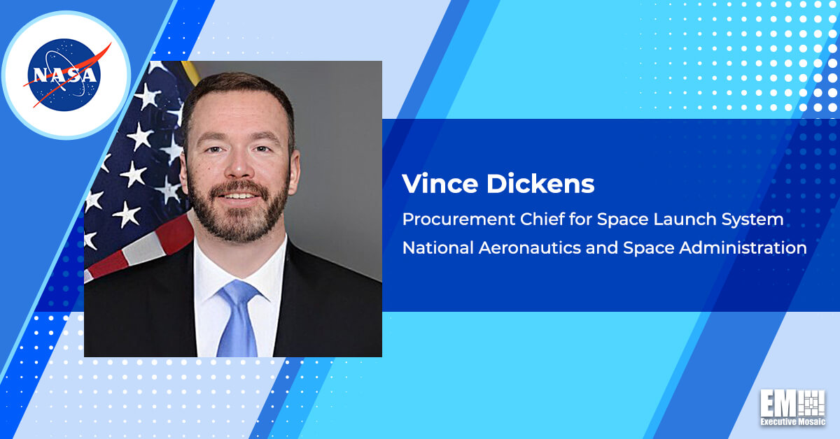 Vince Dickens Appointed Procurement Chief for NASA’s Space Launch System