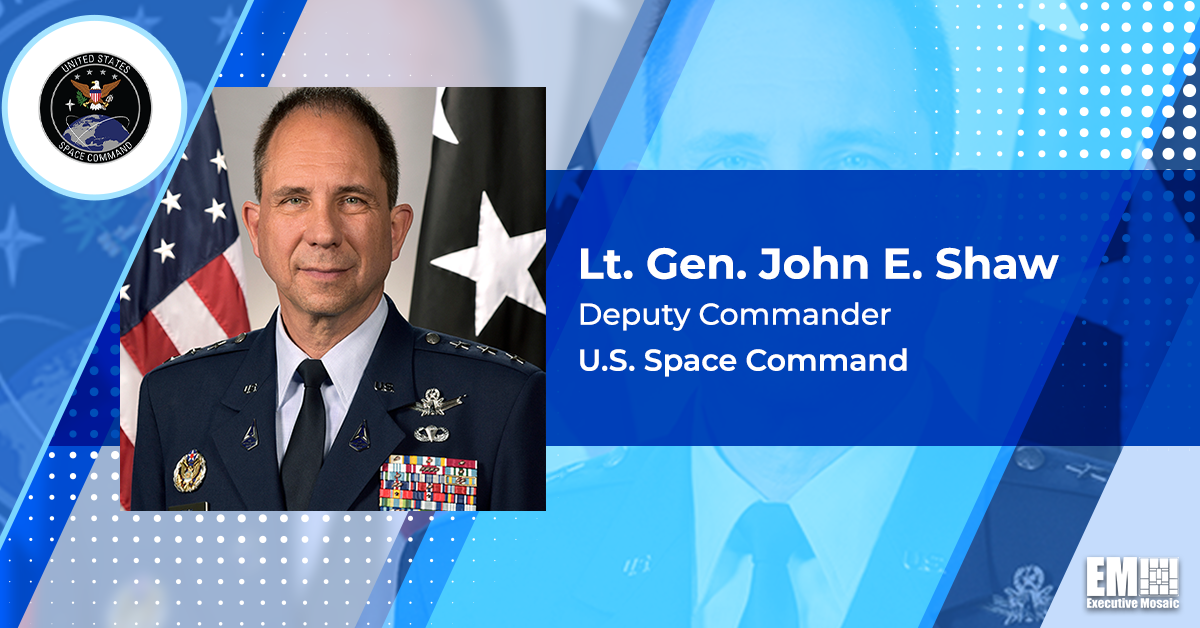 Lt. Gen. John Shaw Wants Shift Toward Dynamic Space Operations