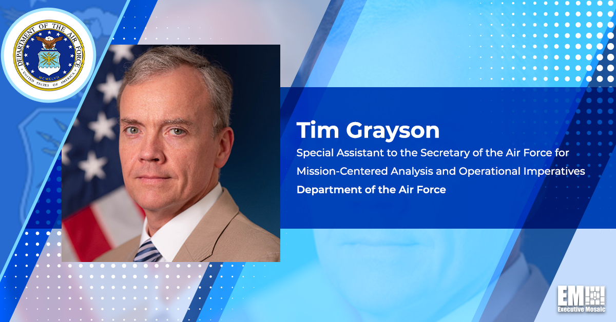 Tim Grayson: Air Force Moves Forward on SD-WAN to Back Advanced Battle Management System, JADC2