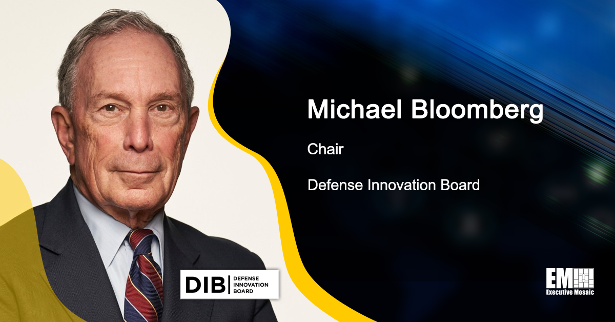 Michael Bloomberg: DOD Must Learn to Fail Fast to Improve Tech Innovation & Acquisition