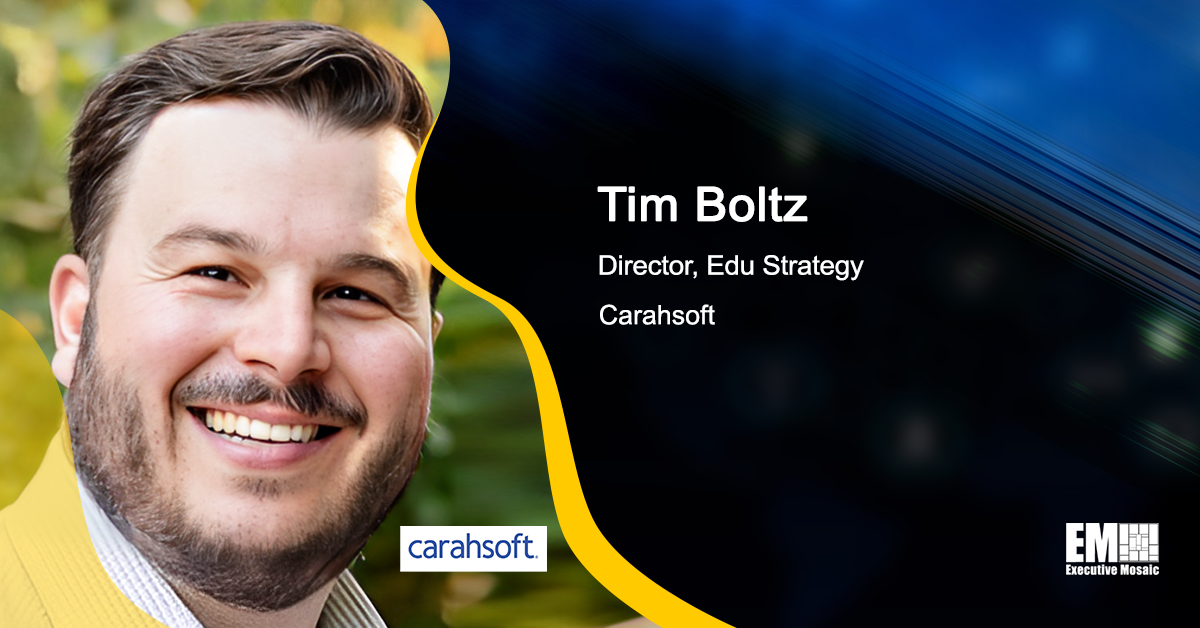 CSBA, CASBO & Carahsoft Attempt to Streamline IT Acquisition for California Public Schools via Partnership; Tim Boltz Quoted