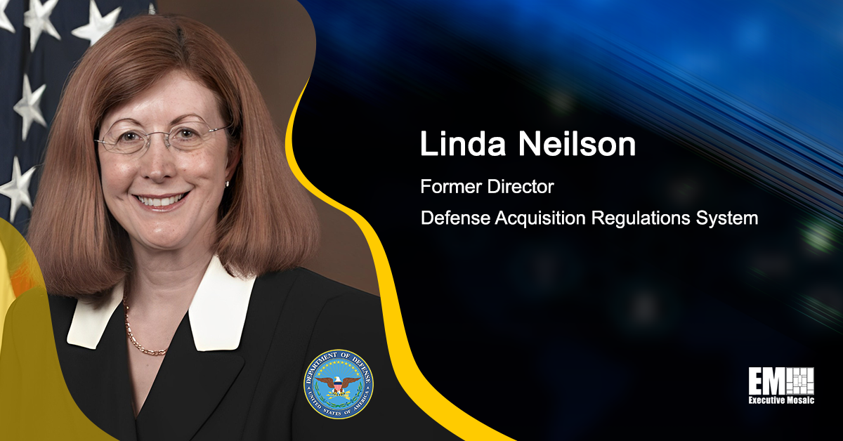 Linda Neilson Retires as Director of Defense Acquisition Regulations System