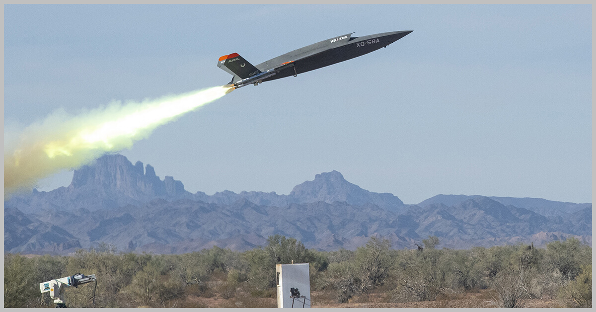 Air Force Research Lab Develops AI Agents to Fly Kratos-Manufactured Valkyrie Drone
