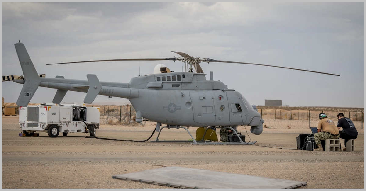Navy, Marines Trial CH-53E Manned Aircraft Refueling MQ-8C Unmanned Helicopter