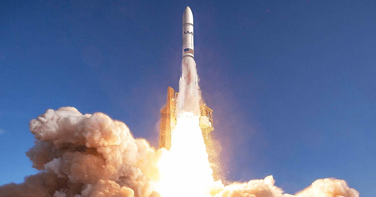 Amazon Reaches Into Space With First Project Kuiper Test Satellite Launch