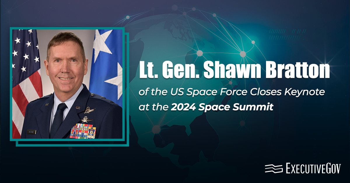 Lt. Gen. Shawn Bratton of the US Space Force Closes Keynote at the 2024 Space Summit