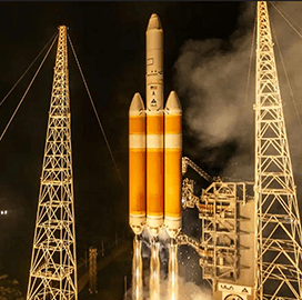 Space Systems Command Leads Last NRO Mission to Use Delta Heavy rocket