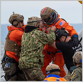 DOD, NASA Conduct 2nd Recovery Test for Artemis II Mission