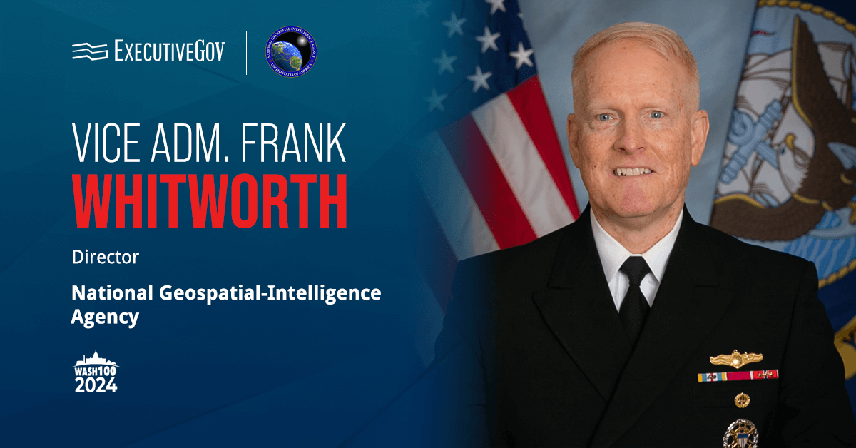 Vice Adm. Frank Whitworth on NGA Maven, GEOINT AI
