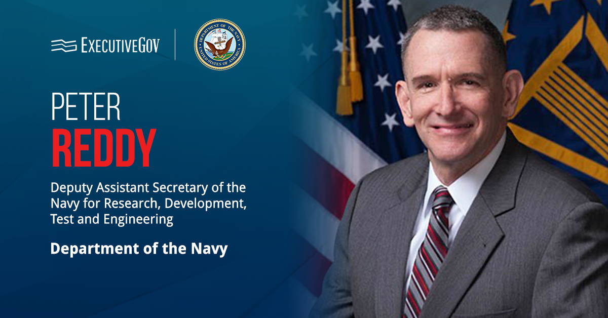Peter Reddy Named Deputy Asst. Navy Secretary for RDT&E