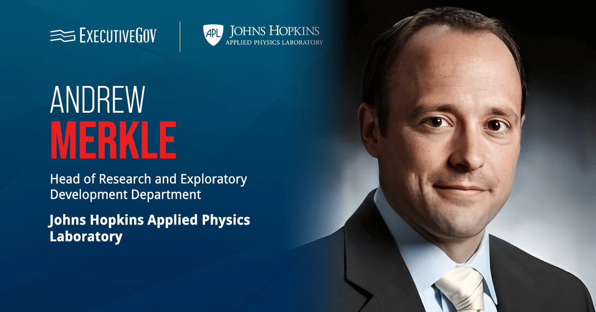 Andrew Merkle Named R&D Head at Johns Hopkins Physics Lab
