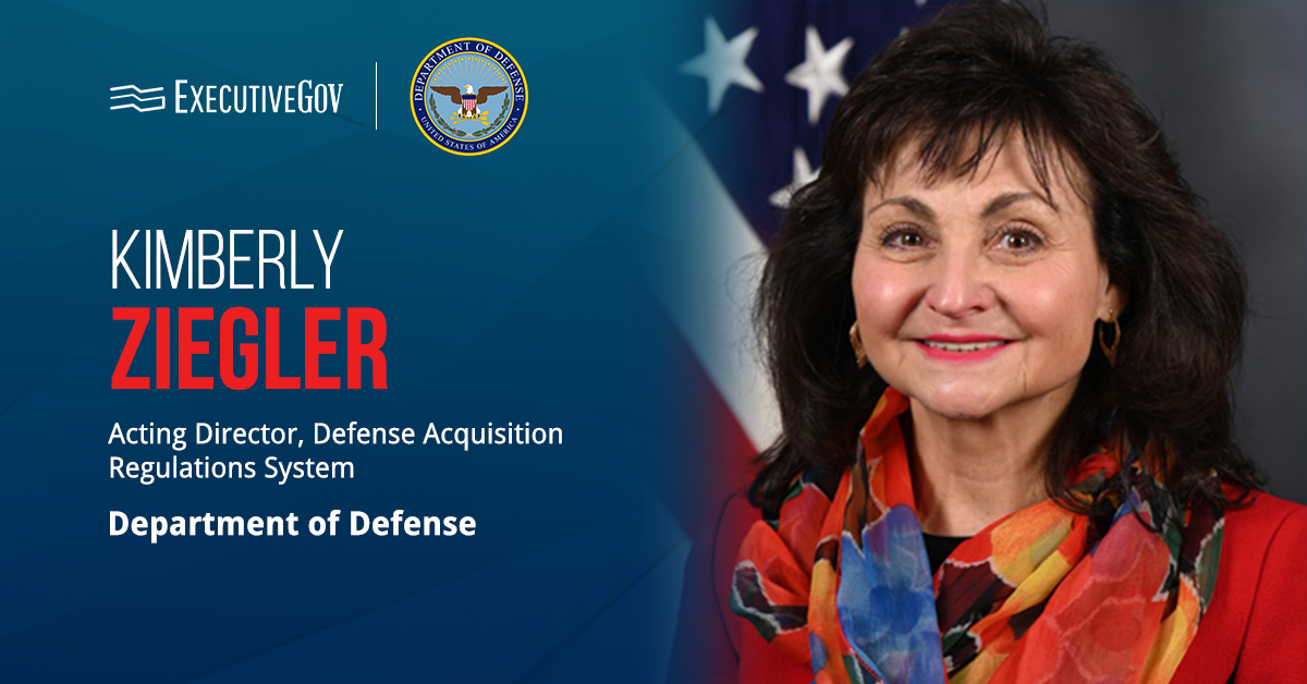 Kimberly Ziegler Is Acting DOD Procurement Director Anew