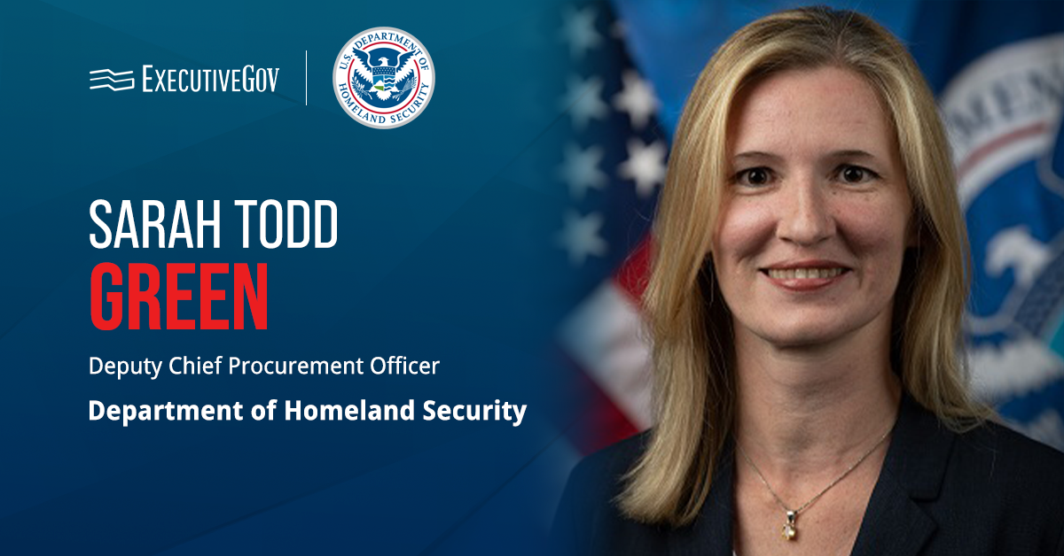DHS Promotes Sarah Todd Green to Deputy Chief Procurement Officer