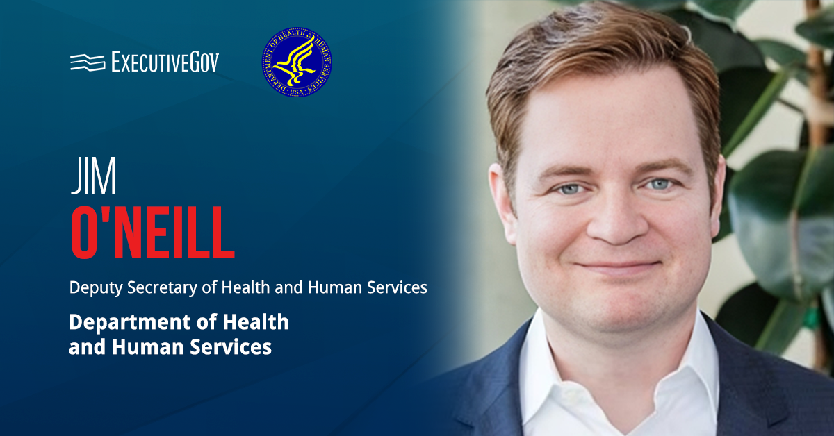 Headshot of Jim O’Neill, deputy secretary at the Department of Health and Human Services