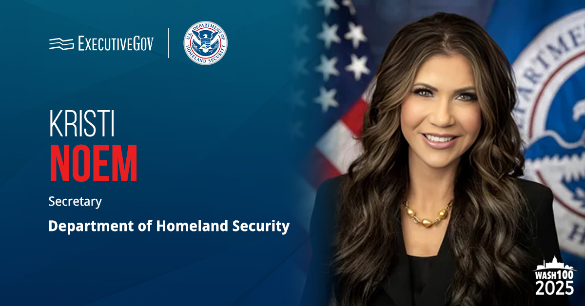 Kristi Noem, DHS secretary, has ordered all contracts and grants over $100,000 be reviewed and approved