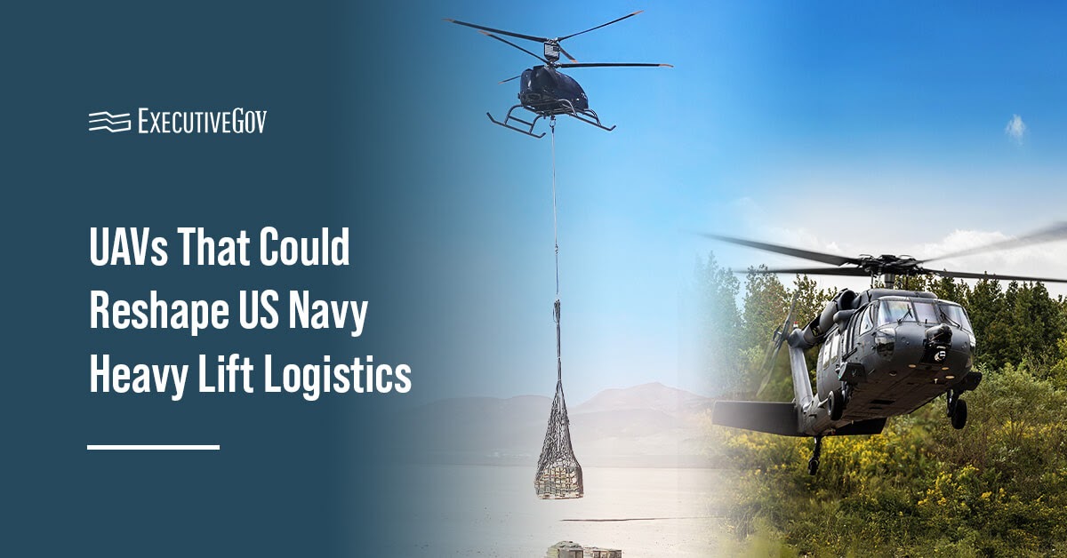 The Navy is inquiring about a heavy lift UAV so logistics can better reach dispersed forces without risking human lives