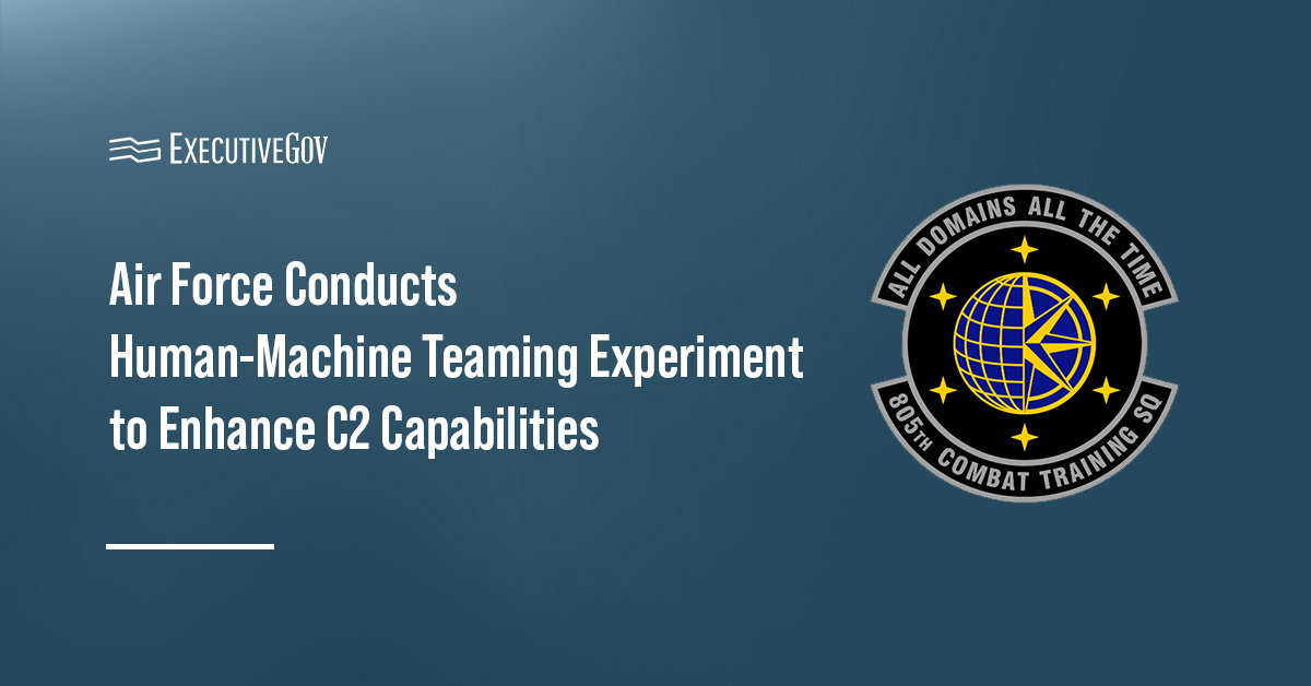 The Air Force's 805th Combat Training Squadron conducted Experiment 3 to enhance decision-making capabilities