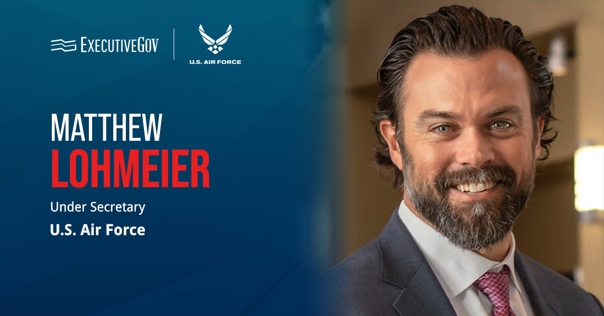 Matthew Lohmeier was confirmed by the Senate to serve as the Air Force's under secretary.