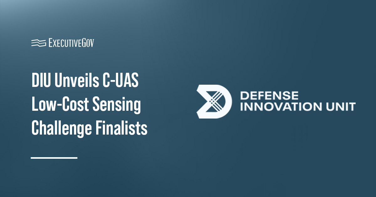 Defense Innovation Unit logo. The DIU selects 10 companies to demonstrate C-UAS sensing technology.