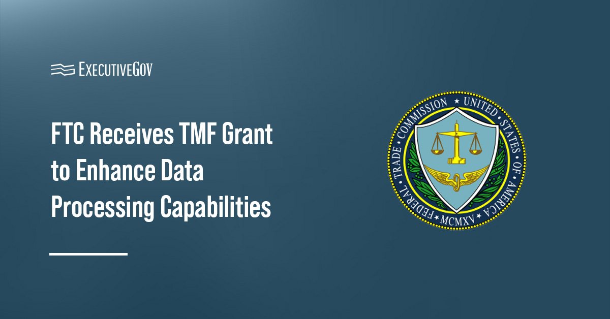 FTC logo. The FTC received a Technology Modernization Fund grant to develop an advanced data analytics platform.